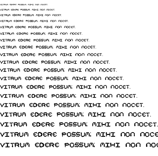 Specimen for Mishmash 4x4i BRK Regular (Latin script).