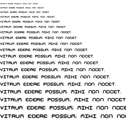 Specimen for Mishmash ALT1 BRK Regular (Latin script).