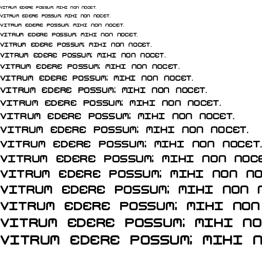 Specimen for Mishmash BRK Regular (Latin script).