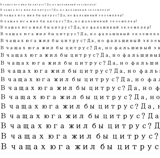 Specimen for NanumMyeongjo Bold (Cyrillic script).