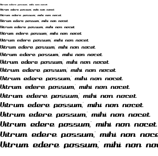 Specimen for Nominal BRK Normal (Latin script).