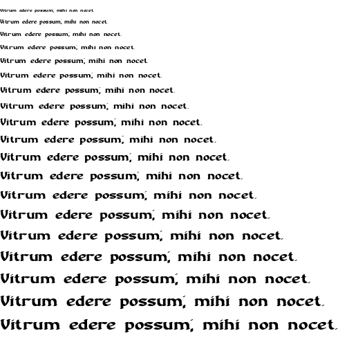 Specimen for Nostalgia BRK Normal (Latin script).