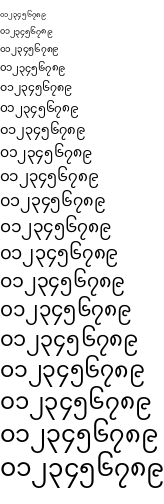 Specimen for Noto Sans Chakma Regular (Myanmar script).