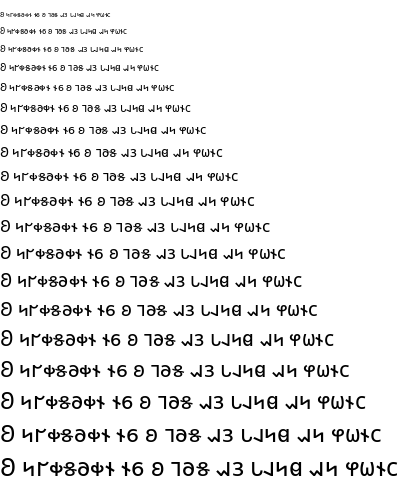 Specimen for Noto Sans Deseret Regular (Deseret script).