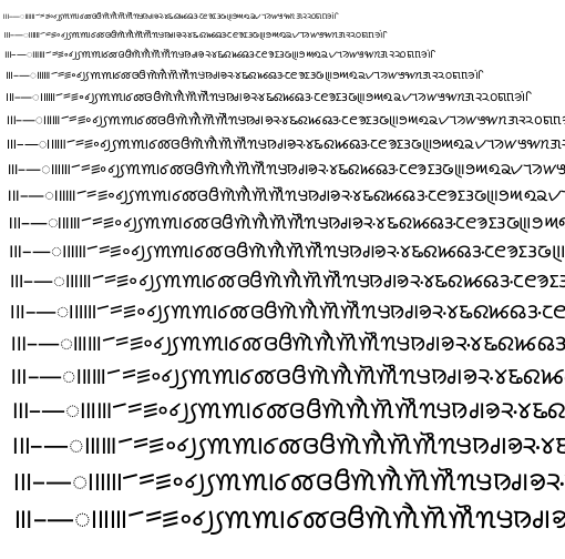 Specimen for Noto Sans Khudawadi Regular ( script).