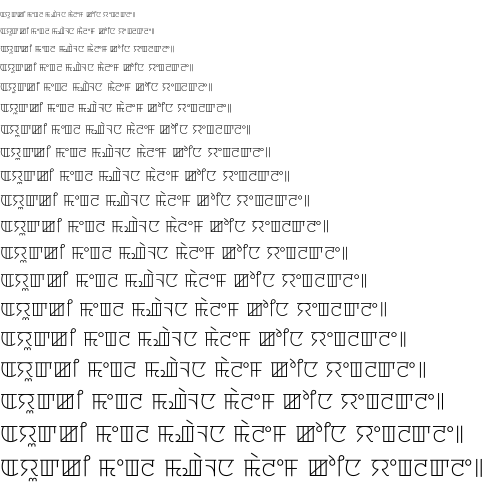 Specimen for Noto Sans Meetei Mayek ExtraLight (Meetei_Mayek script).