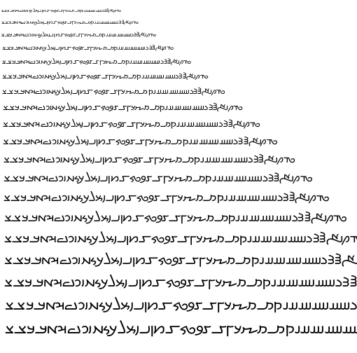 Specimen for Noto Sans Old Sogdian Regular ( script).