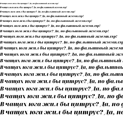 Specimen for Noto Serif Display Black Italic (Cyrillic script).