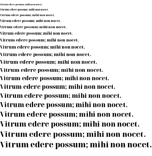 Specimen for Noto Serif Display ExtraBold (Latin script).