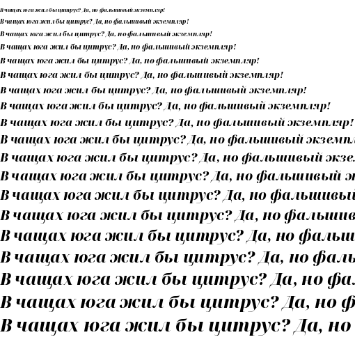 Specimen for Noto Serif Display ExtraBold Italic (Cyrillic script).