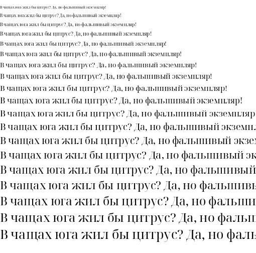 Specimen for Noto Serif Display Regular (Cyrillic script).