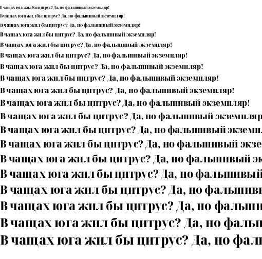 Specimen for Noto Serif Display SemiCondensed ExtraBold (Cyrillic script).