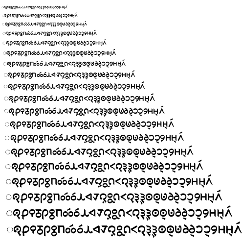 Specimen for Noto Serif Toto Bold ( script).