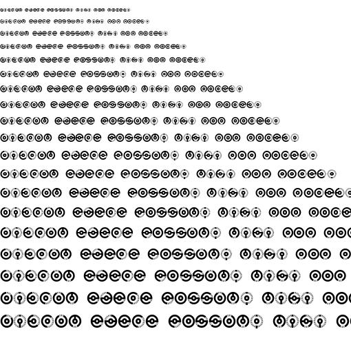 Specimen for Nucleus BRK Normal (Latin script).