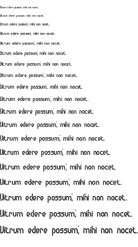 Specimen for Obstacle BRK Normal (Latin script).