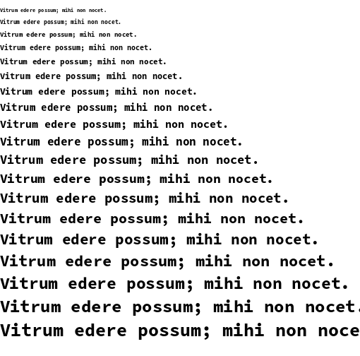 Specimen for Office Code Pro D Bold (Latin script).