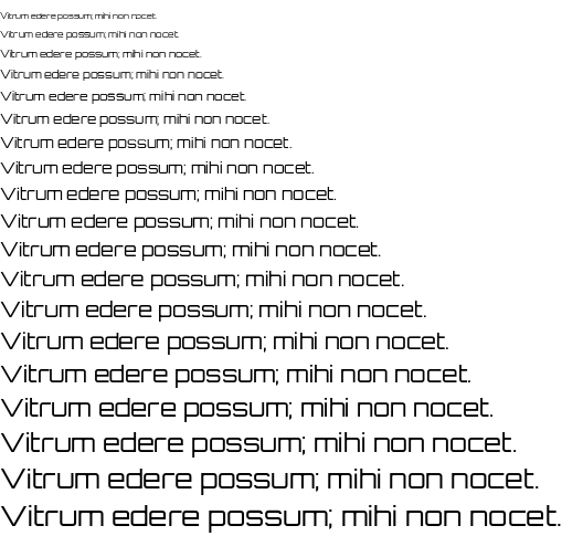 Specimen for Orbitron Light (Latin script).