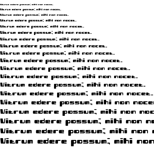 Specimen for Phorfeit Regular BRK Regular (Latin script).