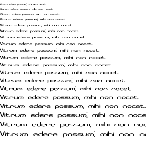 Specimen for Pneumatics Wide BRK Normal (Latin script).