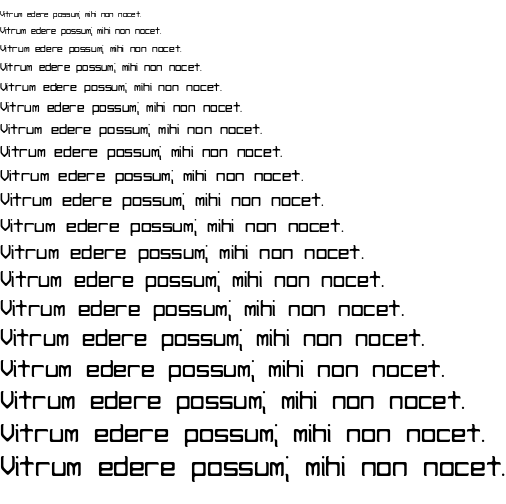 Specimen for Rehearsal Curve BRK Normal (Latin script).