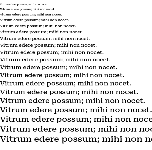 Specimen for Roboto Serif 14pt ExtraExpanded Medium (Latin script).