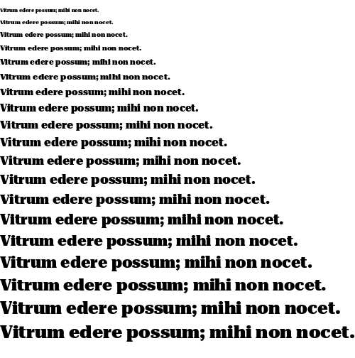 Specimen for Roboto Serif 60pt Black (Latin script).