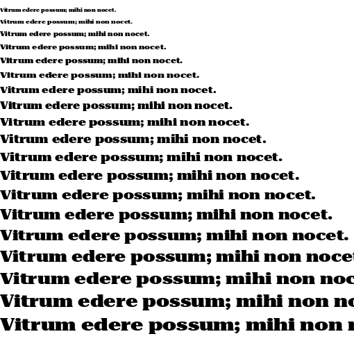 Specimen for Roboto Serif 60pt ExtraExpanded Black (Latin script).