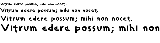 Specimen for SGI Rock Regular (Latin script).