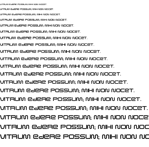 Specimen for Saved By Zero Regular (Latin script).