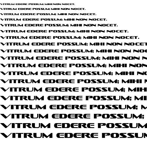 Specimen for Sofachrome Regular (Latin script).