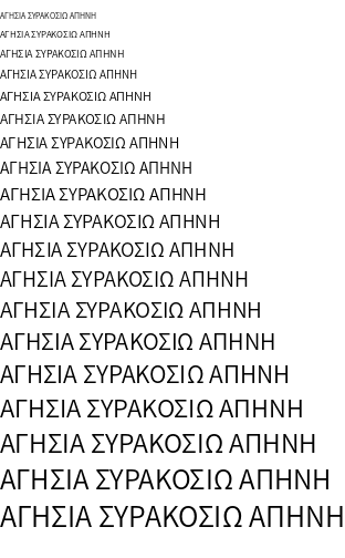 Specimen for Source Han Sans JP Normal (Greek script).