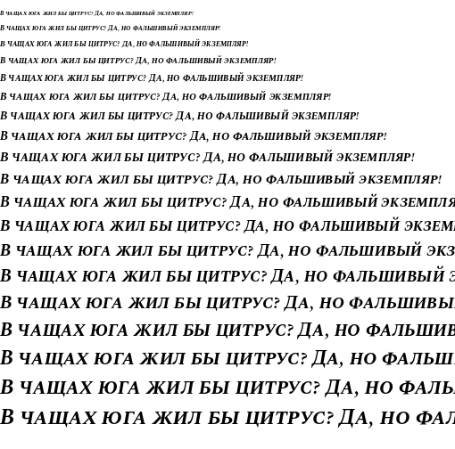 Specimen for Spectral SC Bold Italic (Cyrillic script).