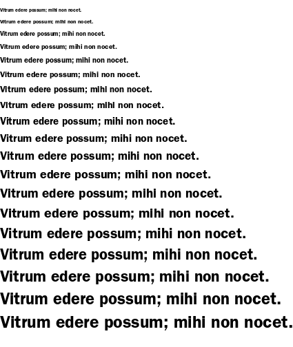 Specimen for UnYetgul Bold (Latin script).