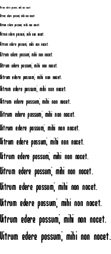 Specimen for Unanimous Inverted BRK Regular (Latin script).