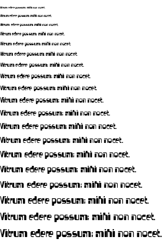 Specimen for Vectroid Regular (Latin script).