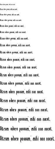 Specimen for Wayward BRK Normal (Latin script).