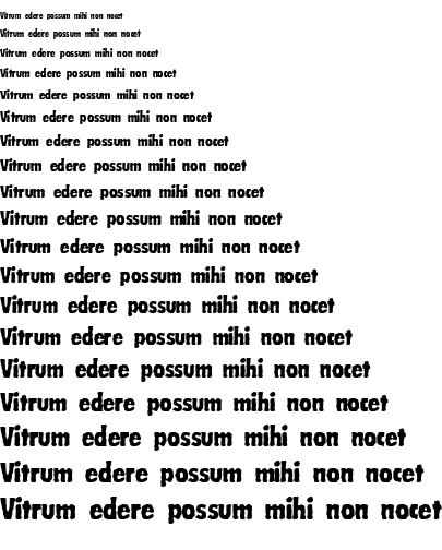 Specimen for Wobbly BRK Regular (Latin script).