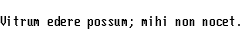 Specimen for Ac437 ACM VGA 9x16 Regular (Latin script).