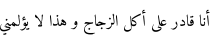 Specimen for Amiri Quran Colored Regular (Arabic script).